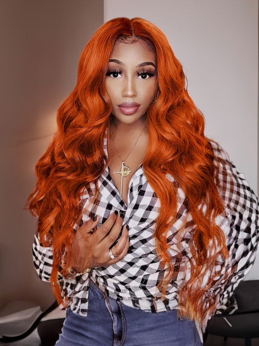 Stunning 16 Inch 88J Body Wave Lace Part Wig