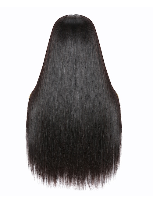 UNice Straight Middle Part Breathable Lace Wigs Pre Plucked Natural Hairline adjustable Perfectly fit belt Long Wig