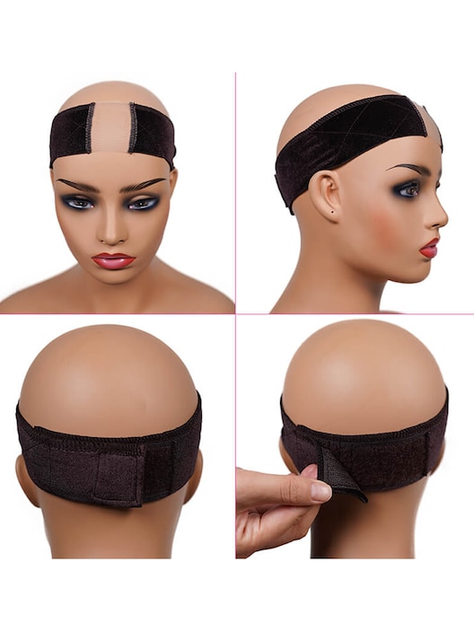 Free Gift Part Lace Wig Grip Flexible Wig Comfort Bands Velvet Non Slip Headband to Keep Wig Secured and Prevent Headaches