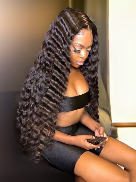 UNice Hair 3 Bundles Human Virgin Hair Deep Wave Hair Fast Shipping