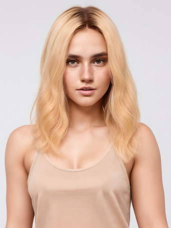 ANDIE-10" LACE FRONT BODY WAVE HUMAN HAIR WIG