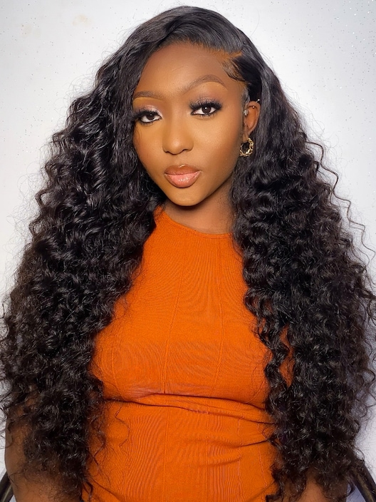 UNice Hair Bundles 4 Pcs/pack Peruvian Deep Wave Virgin Human Hair