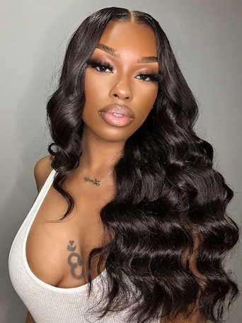 UNice Hair Unprocessed 4 Bundles Body Wave Virgin Hair With 13x4 Lace Frontal