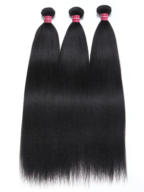 UNice Hair Bundles 3 Pcs/pack Hair Natural Yaki Texture Virgin Human Hair