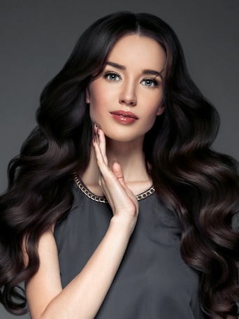 UNice Off Black Human Hair Clip In Extension