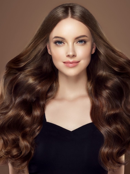 UNice Dark Brown Human Hair Clip In Extension