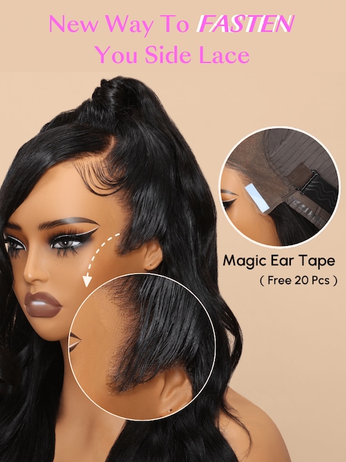 UNice Real Ear To Ear Super Secure 13x4 Lace Frontal Reddish Brown Jerry Curly Pre-Everything Wig