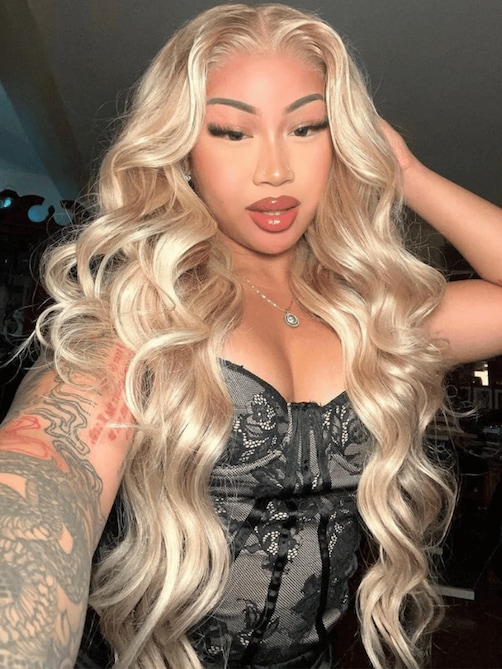 13x4 Pre Done Everything Lace Front Body Wave Ash Blonde Summer Color