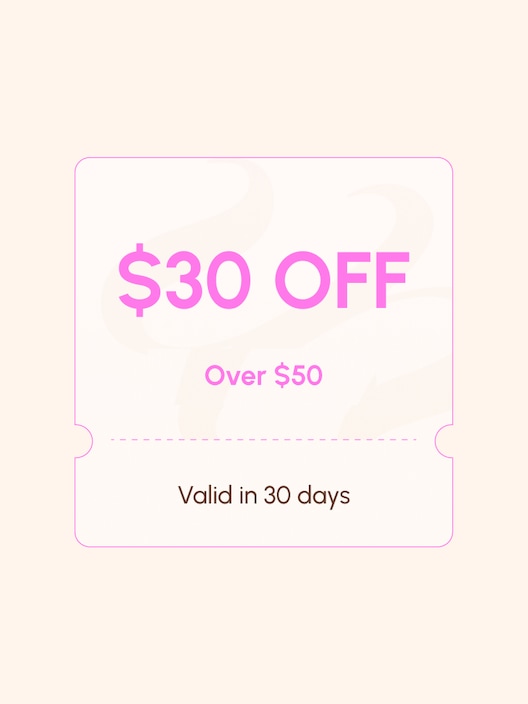 [US Only] $30 OFF Coupon (over $50 and valid in 30 days)