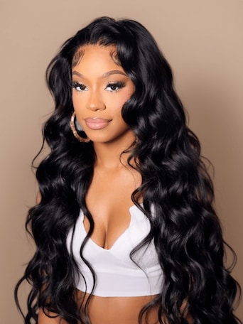 UNice 3Pcs Remy Hair Body Wave Bundles with Lace Closure