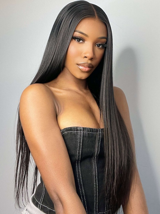 [BOGO FREE] 4x4 Lace Part Pre-plucked 150% Density Straight Hair Wig