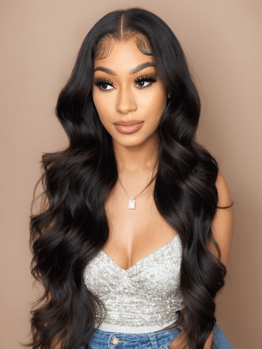 UNice Natural Color Body Wave 4x4 Free Part Lace Closure