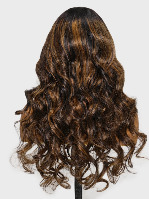Bye Bye Knots Wig 7x5 Glueless Lace Balayage Highlight Body Wave Wig
