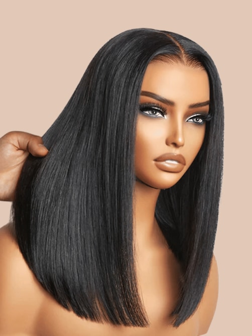 UNice Bye-Bye Knots Wig 7x5 & 13x4 Put On And Go Glueless Lace Bleached Knots Bob Wig 150% Density