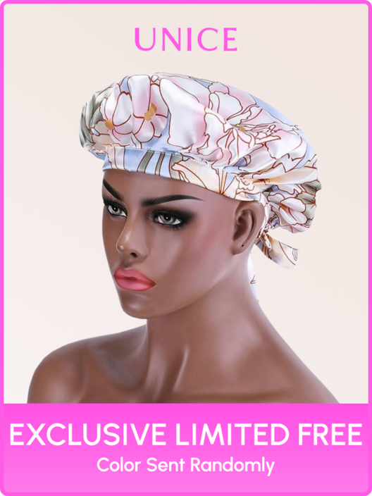 [Exclusive] Satin Night Cap Sleeping Hat For Making Wigs Nightcap For Women