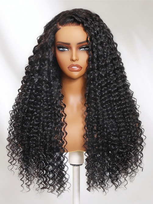 BlendAway 5x5 Thin HD Lace Closure Glueless Deep Wave Wig 150% Density