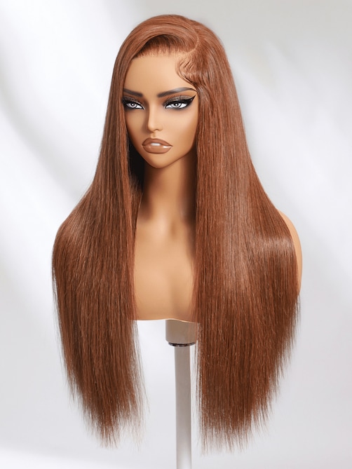 UNice 13x4 Pre-Everything Lace Frontal Cowboy Copper Straight Wig