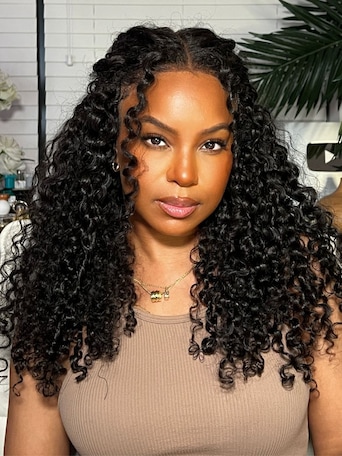 [20"=$129] 200% Density 7x5 Bye-Bye Knots Wig Glueless Lace Jerry Curly Wig With Bleached Invisible Knots 150% Density