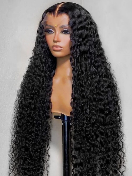 Until 30 Inch 5x5 HD BlendAway Glueless Lace Top-tier Closure Wig Deep Wave Human Hair