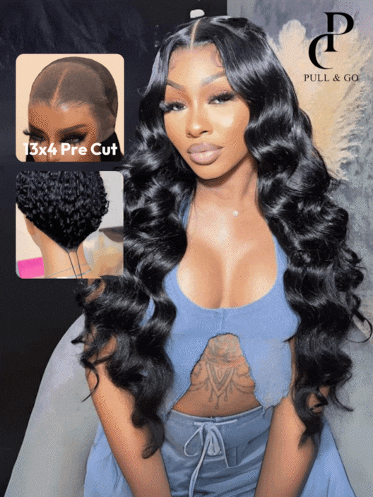 UNice 13x4 Pre-Everything™ HD Lace Front Body Wave Wig With Invisi Drawstring Wig
