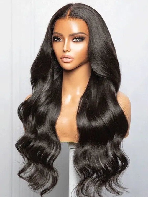 13x4 Glueless HD Lace Front Top-tier Crystal Lace Body Wave Wigs Pre Plucked with Baby Hair