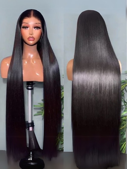 40 Inch 13x4 HD Lace Bussdown Straight Hair Undetectable BlendAway HD Lace Wigs Glueless Lace Front Human Hair Wigs