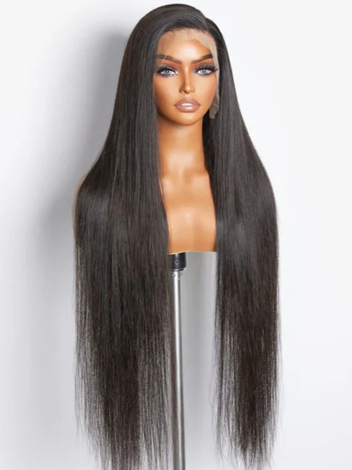 40 Inch 13x4 HD Lace Bussdown Straight Hair Undetectable BlendAway HD Lace Wigs Glueless Lace Front Human Hair Wigs
