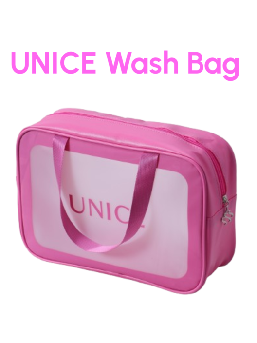 UNice Bubble Gum Pink Washing Makeup Bag