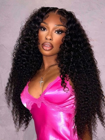 [26''=149] UNice 13x4 Lace Frontal Black Deep Wave Pre-Everything Wig
