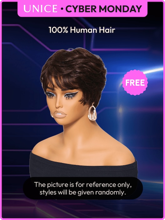 [Cyber Monday Free Gift] UNice Exclusive Pixie Cut Wig