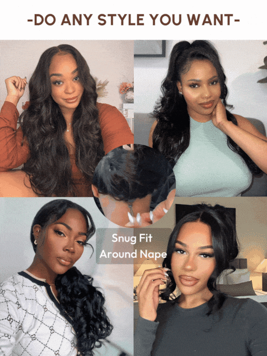 13x4 Pre-Everything™ Transparent Lace Front 3D Body Wave Wig Real Ear To Ear 150% Density