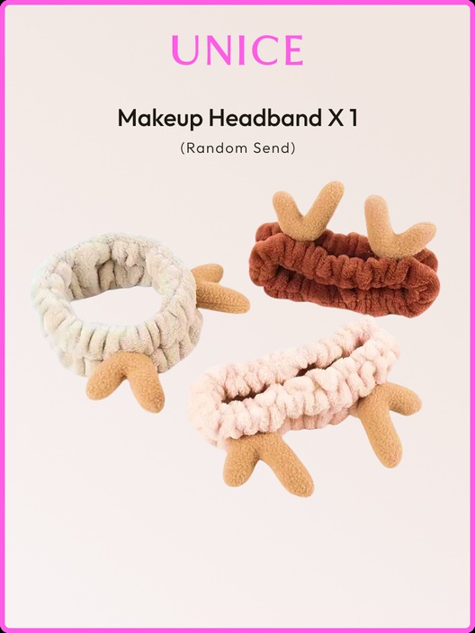 [Free Gift] UNice Soft Christmas Plush Headband For Makeup, Face Washing, Shower, Skin Care, and Yoga