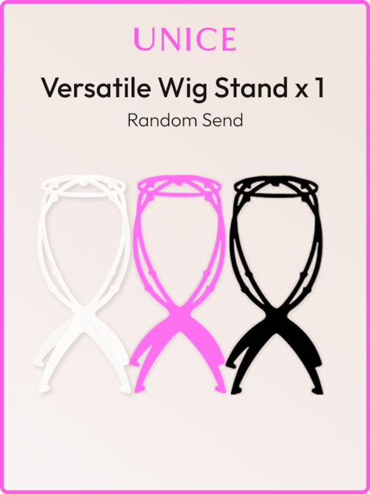[Free Gift] UNice Versatile Wig Stand for Multiple Wigs, Colors Are Randomly Sent