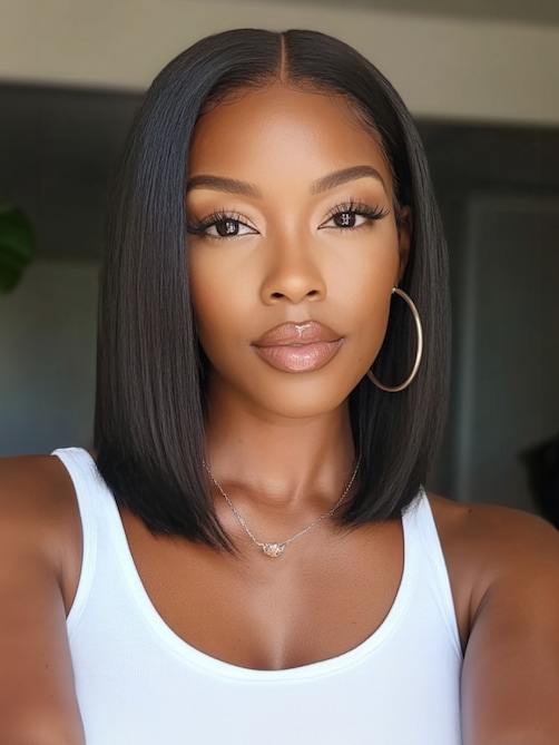 UNice Bye-Bye Knots Wig 7x5 & 13x4 Put On And Go Glueless Lace Bleached Knots Bob Wig 150% Density