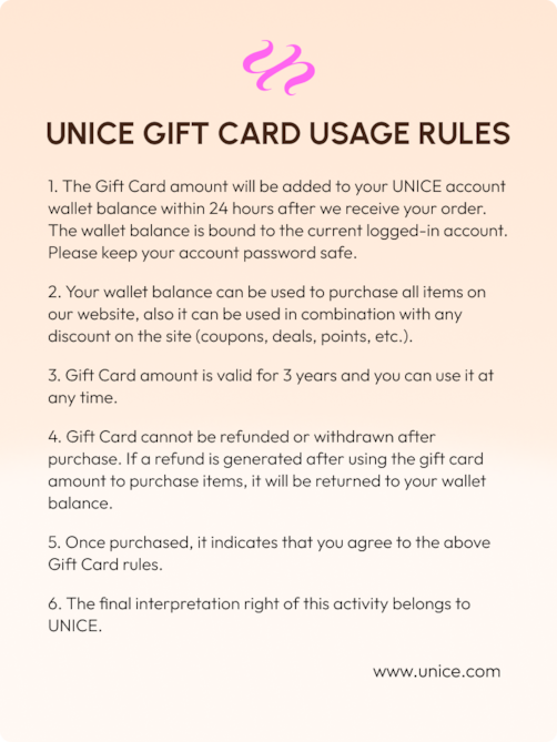 [Value $103 Gift Card] UNice Women's Day Special Offer