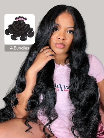 UNice Hair Bundles 4 Pcs/pack Hair Brazilian Body Wave Virgin Human Hair