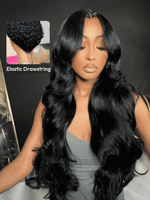 [Pay 24" Get 26"]13x4 Pre-Everything™ Transparent Lace Front 3D Body Wave Wig Real Ear To Ear With Invisi Drawstring Super Secure