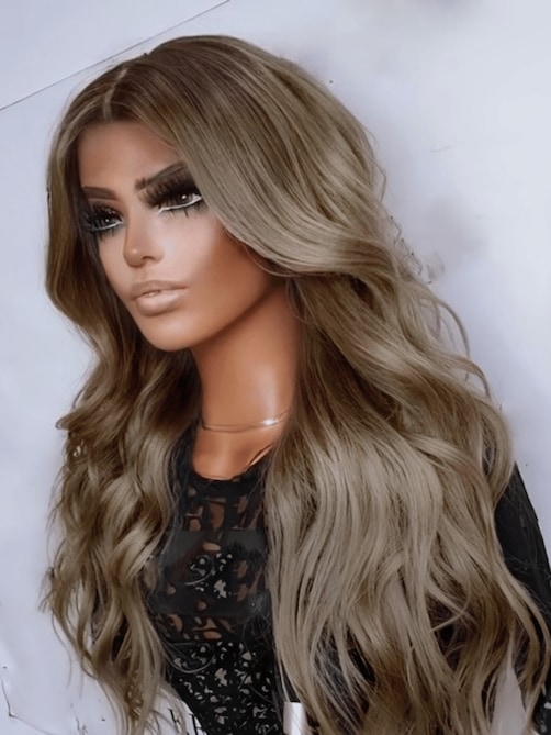 UNice 13x4 Pre-Everything Lace Frontal Ash Brown Straight Wig