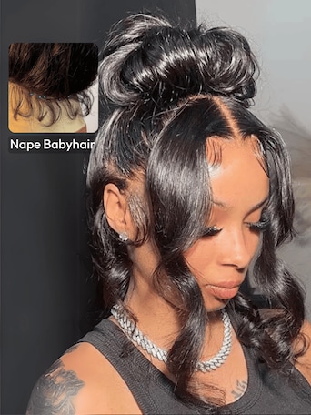 UNice Invisible Strap 360 Lace Body Wave Wig All Head Size Friendly