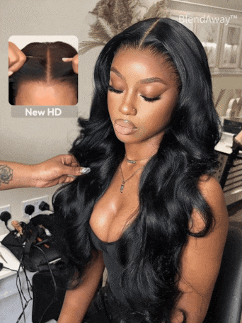 UNice 5x5 & 7x5 Thin HD BlendAway™ Pre Cut Lace Closure Glueless Body Wave Affordable Wig with ByeBye-Knots Match All Skin Tones
