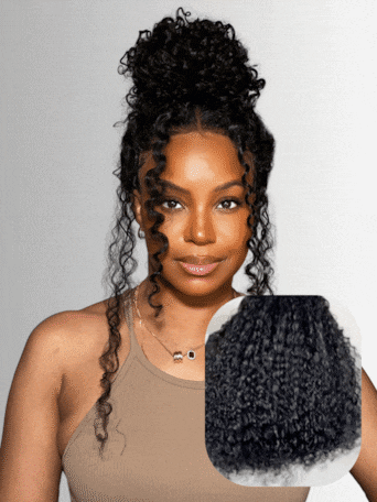 [HD 20"=$160] UNice 7x5 Bye-Bye Knots Wig 150% Density & 5x5 HD Lace 180% Density Jerry Curly Wig With Bleached Invisible Knots