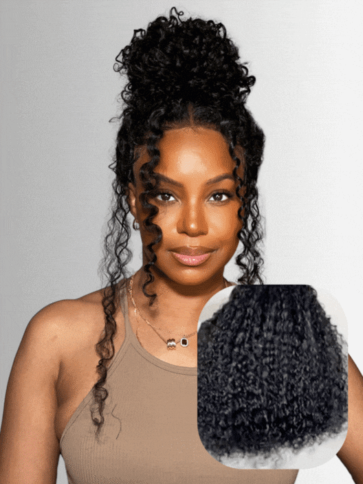 UNice 7x5 Bye-Bye Knots Wig 150% Density & 5x5 HD Lace 180% Density Jerry Curly Wig With Bleached Invisible Knots