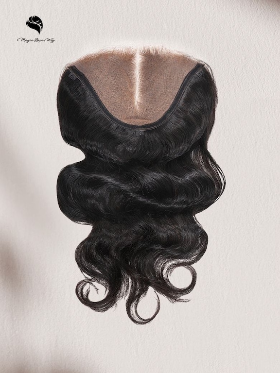 UNice Magic Lace Wig Natural Black Body Wave Replaceable Lace Closure