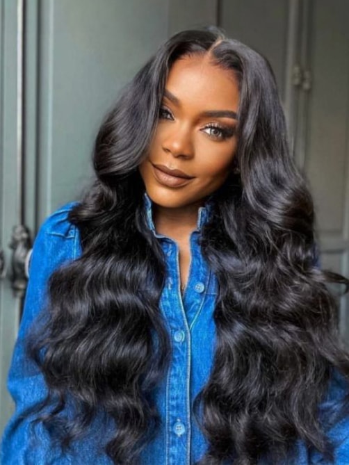 Byebye Knots Wig 7x5 Glueless Lace Body Wave Wig Adjustable Cap Easy Install
