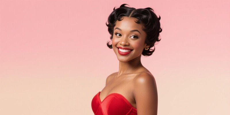 Fancy Betty Boop Hairstyle for A Timeless Charm