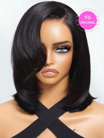 UNice Bye-Bye Knots™ 7x5 Lace Side Part Layered Wig With Side-Swept Bangs