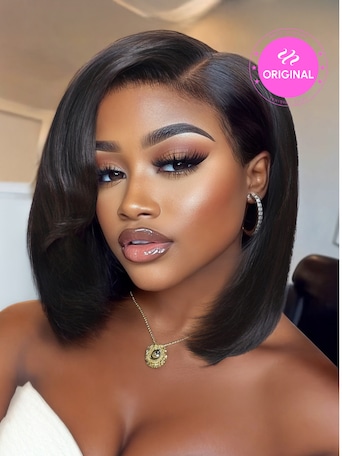 UNice Bye-Bye Knots™ 7x5 Lace Side Part Layered Wig With Side-Swept Bangs