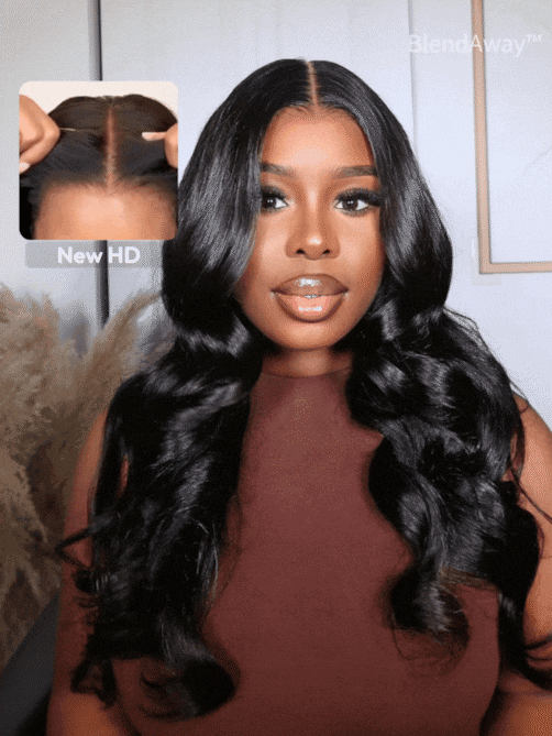 UNice 5x5 & 7x5 Thin HD BlendAway™ Pre Cut Lace Closure Glueless Body Wave Affordable Wig with ByeBye-Knots Match All Skin Tones