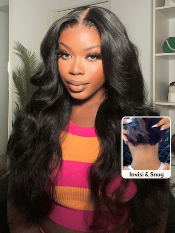 UNice 13x4 Pre-Everything™ Transparent Lace & HD Lace Front Pull And Go 3D Body Wave Wig Real Ear To Ear With Invisi Drawstring Wig