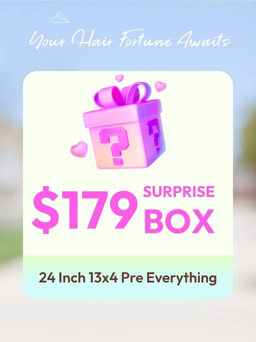 UNICE $59 Surprise Box Win 24 Inch Bye-Bye knots Wig Value $159-$219